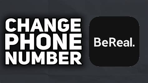 change bereal phone number|How to Change Phone Number in BeReal